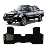 Tapete S10 Cd 1995 A 2011 Jogo Automotivo Carpete Preto