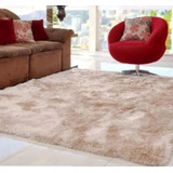 Tapete Sala Grande Felpudo 2,0 X 1,40 M Peludo Macio Luxuoso
