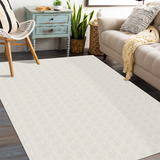 Tapete Sala Retangular Liso Mandacaru 2,00 X 4,00 Brinde Comprimento 4 M Cor Bege Largura 2 M