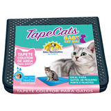 Tapete Sanitário Pet Coletor De Areia Preto Para Gatos 