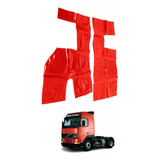 Tapete Vinil Vermelho Para Volvo Fh12 Globetrotter Cara Chat