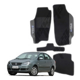 Tapete Vw Polo Sedan 2007 2008 2009 2010 2011 Carpete Preto