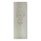 Tapete Yoga Mat Pu C/ Borracha Natural Antiderrapante Lótus