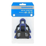 Taquinho Speed Taco Shimano Para Pedal Sm-sh12 Azul / Par
