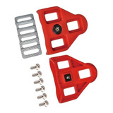 Taquinho Taco Look Delta Vermelho 9° Pedal Speed Triath Bike