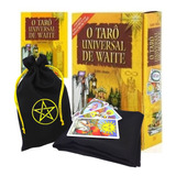 Tarô De Waite 78 Cartas, Livro, Toalha E Saquinho Pentagrama