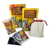 Tarô De Waite 78 Cartas + Livro + Saquinho De Algodão