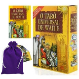 Tarô De Waite Em Português 78 Cartas + Livro + Saquinho 