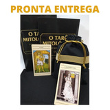 Tarô Mitológico + Toalha Preta + Guarda Cartas