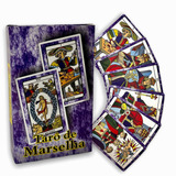 Tarô Tarot Baralho De Marselha 22 Arcanos Maiores E Manual