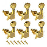 Tarraxa Blindada Reverse Gold Dourada Tele Stratocaster 6l