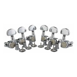 Tarraxa C/ Trava Guyker 3r3l Violão Guitarra Cromada 3x3