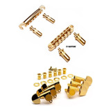 Tarraxa Gotoh Dourada Guitarra Les Paul/sg + Kit Ponte/caval