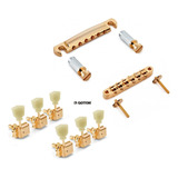 Tarraxa Gotoh Dourada Guitarra Lp/sg + Kit Ponte/cavalete Gd