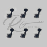 Tarraxa Guitarra Violao Gotoh Cosmoblack C Trava 6 Em Linha