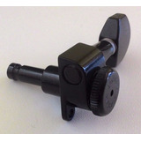 Tarraxa Hipshot Para Guitarra Classic Preta C/ Trava Elo