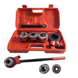 Tarraxa Manual Para Cano Metálico Bspt 1/2 3/4 1 Pol 4 Peças