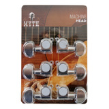 Tarraxa Para Guitarra Ou Violão Blindada Kit 6 Com Unidades