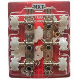 Tarraxa Para Violão Mxt 3 Mais 3 Pino Grosso Luxo Cromada