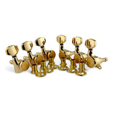 Tarraxa Tarracha Dourada Guyker 3+3 Violão Guitarra Trava