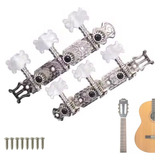 Tarraxa Tarracha Violão Nylon Pino Fino Cromado