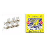 Tarraxa Tarracha Violao Pino Grosso + Encordoamento Nylon