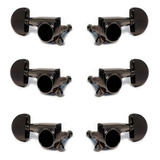 Tarraxas Gotoh Sg 381 20 Ck Guitarra Violão  3x3 Cosmo Black