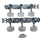 Tarraxas Violão Pino Grosso Standard Silver Prata Deval 202s