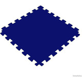 Tatame Tapete Eva 100x100x1cm 10mm Azul Marinho 1x1 Metro