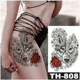 Tatuagem Fake Feminina E Masculina Lobo