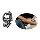 Tatuagem Temporária Joker Coringa Cosplay Fantasia