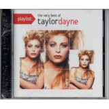 Taylor Dayne Playlist The Very Best Of Cd Importado Lacrado