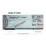 Tc6103 França 1995 Euro Cheque Genérico Specimen Raro