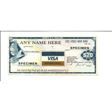 Tc6107 Japão 1982 Travelers Cheque $20 Specimen Raro