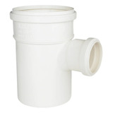 Te Pvc Esgoto Branco De Redução 100mm X 75mm (kit 2 Peças)