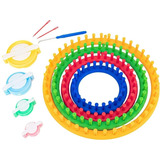 Tear Circular Plástico Amigurumi Tricô Crochê Toucas Lã 4pçs