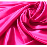 Tecido Cetim Chamousse 6 Metros Largura 1,50 Rosa Pink 