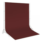 Tecido Chroma Key Fundo Infinito Estúdio 2,00 X 1,80 Metros Cor Vinho Desenho Impresso Liso