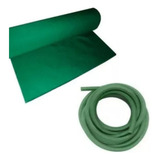 Tecido Pano Verde + Borracha L Mesa Sinuca Bilhar Snooker