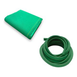 Tecido Pano Verde + Borracha L Mesa Sinuca Bilhar Snooker