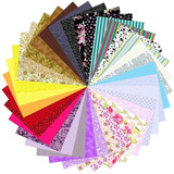 Tecido Para Artesanato E Costura 25 Peças Patchwork 25 X 45