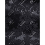 Tecido Para Decoração Jacquard Preto Brocado