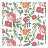 Tecido Patchwork Tricoline 0,50 Cm Coleção Meu Belo Jardim