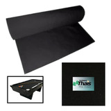 Tecido Preto Pano P/ Mesa De Sinuca Bilhar 2,30m X 1,85m Acr