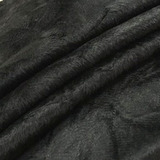 Tecido Suede Amassado Preto Para Sofá Decoração - 30 Metros