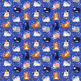 Tecido Tricoline 100% Algodão - M.50x150cm Pet Gato Cachorro