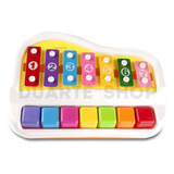 Tecladinho Infantil Musical Baby Xilofone Bebê Piano Cor Colorido