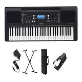 Teclado Arranjador Psr-e373 Preto Yamaha Kit