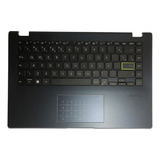 Teclado Asus E410ma Azul Com Base Superior E Touchpad