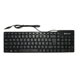 Teclado Banson Tech Shertech-802 Português Brasil Cor Preto